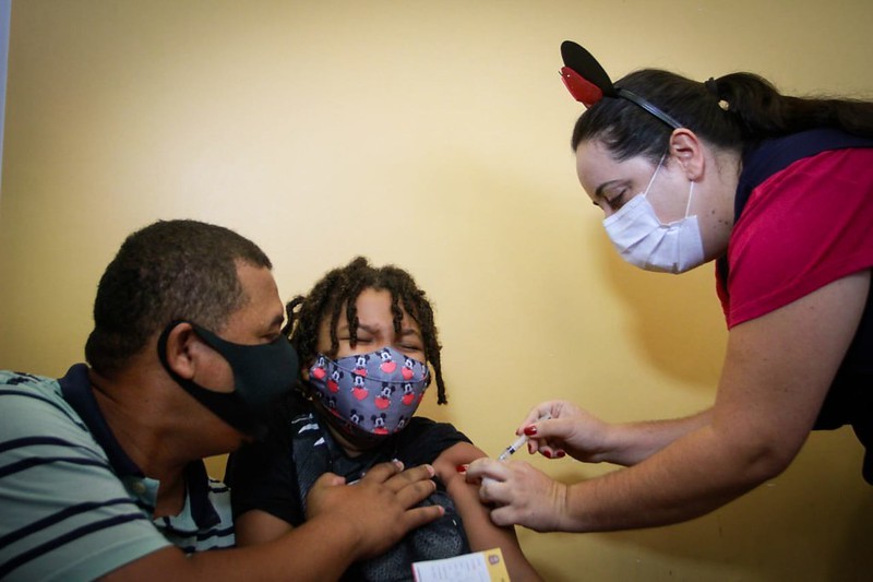 SP ultrapassa 3 milhões de doses aplicadas contra a COVID-19 no público infantil