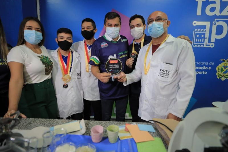 Criado por alunos da rede estadual em Manacapuru, sistema contra Covid-19 conquista 4º lugar na Febrace