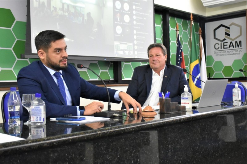 Sedecti e UEA participam da 283ª Reunião Ordinária de Diretoria do Centro da Indústria do Amazonas