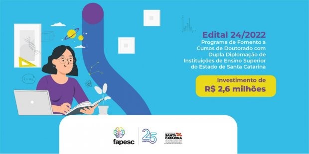 Edital da Fapesc vai investir em programas de doutorado com dupla diplomação 