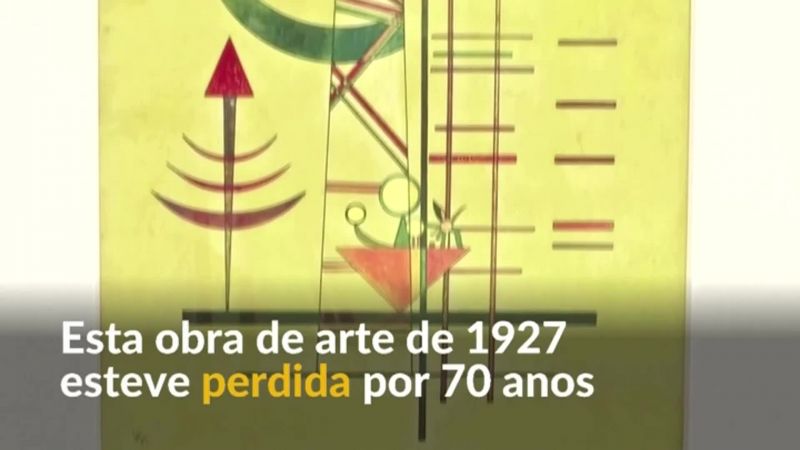 Obra de Kandinsky perdida por 70 anos vai à venda na Alemanha