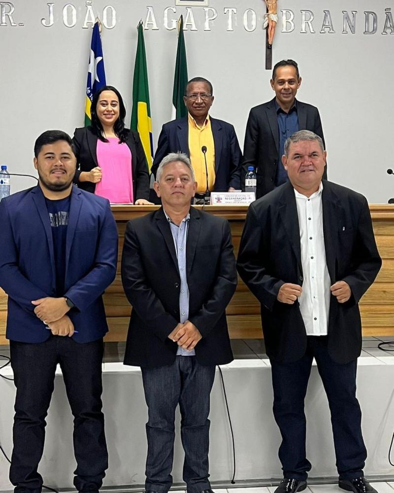Vereador Ciríaco Araújo é reeleito presidente da Câmara de Regeneração