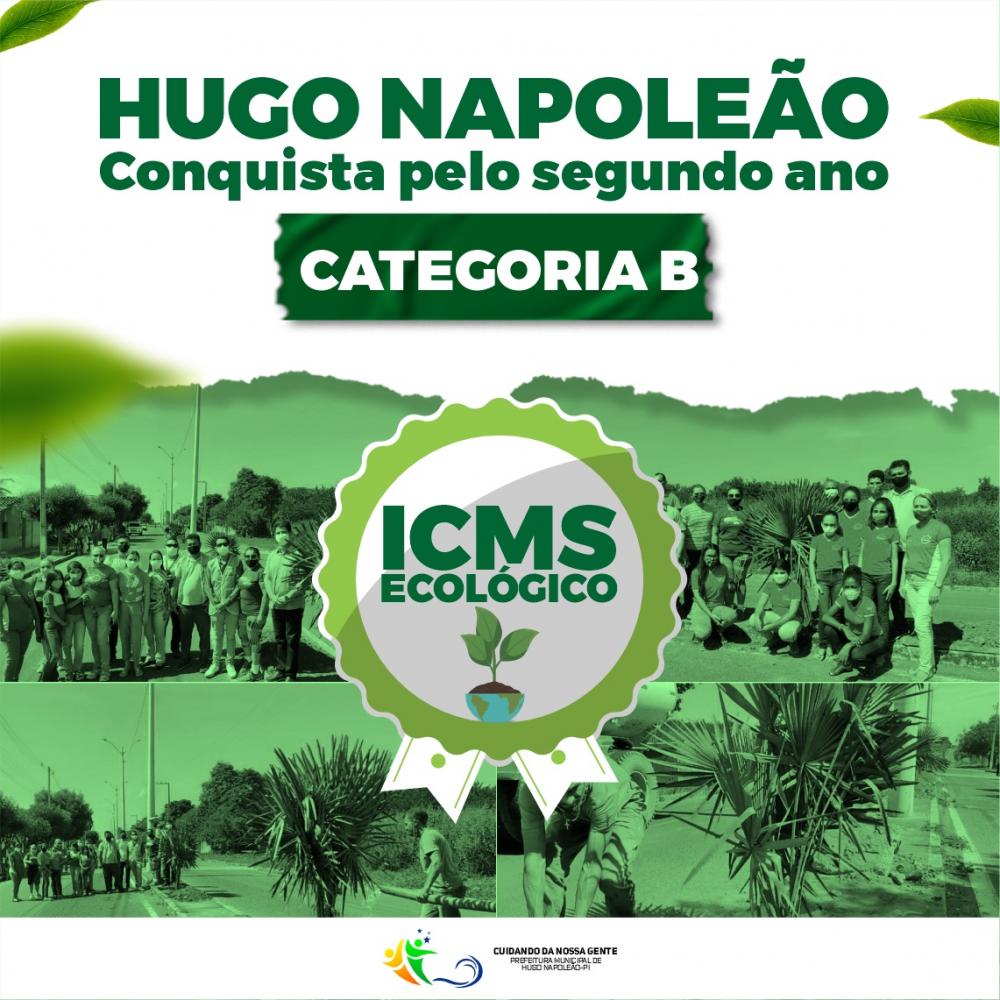 Hugo Napoleão conquista, pelo segundo ano consecutivo, o Selo B no ICMS Ecológico.