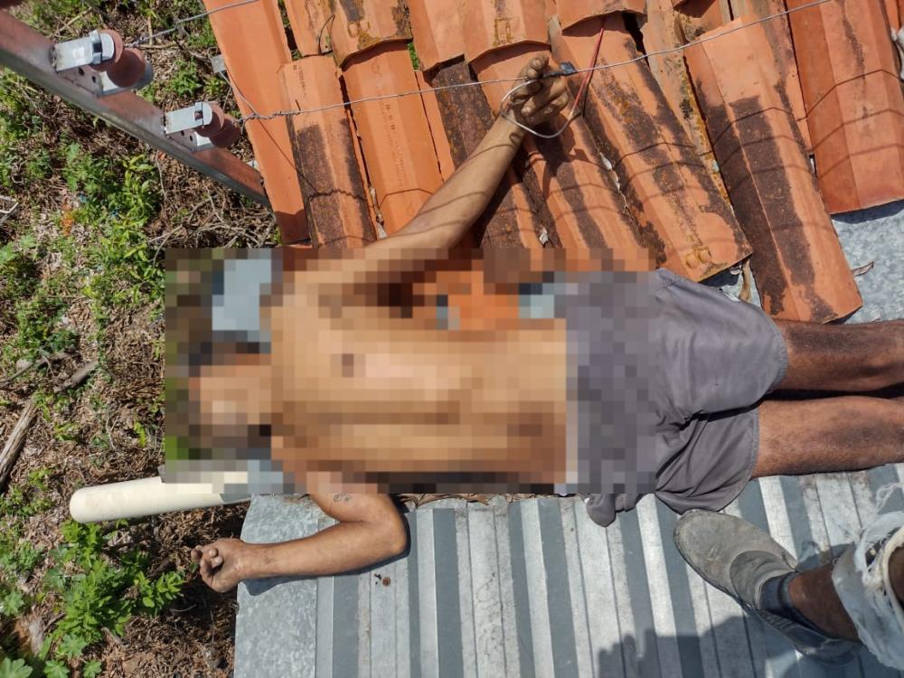 Homem é encontrado morto em telhado de comércio em São Pedro do Piauí