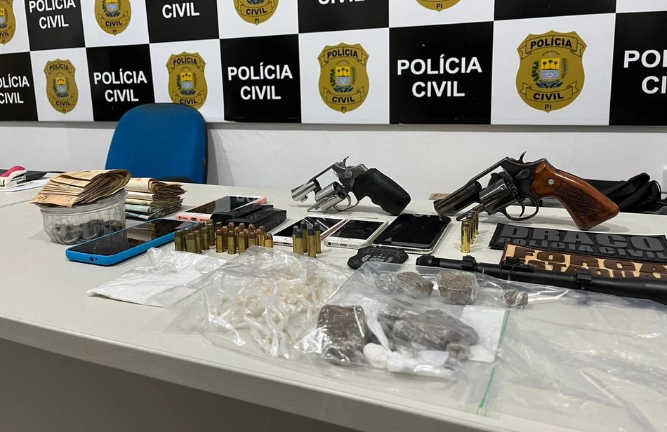 Operação DRACO 43 contra facções prende 6 pessoas em Teresina