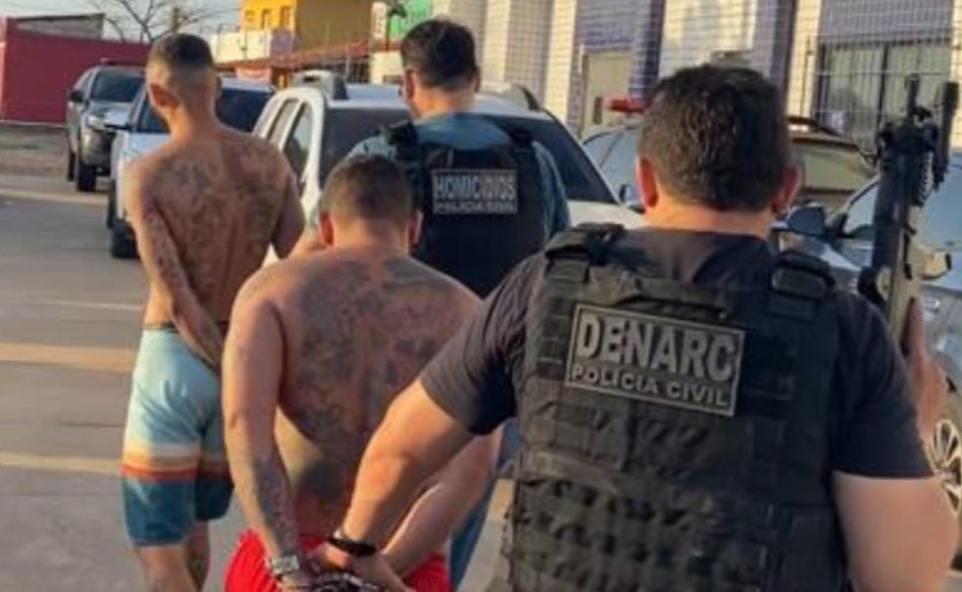 Operação da Polícia Civil/Timon prende faccionados e apreende armas, drogas e dinheiro