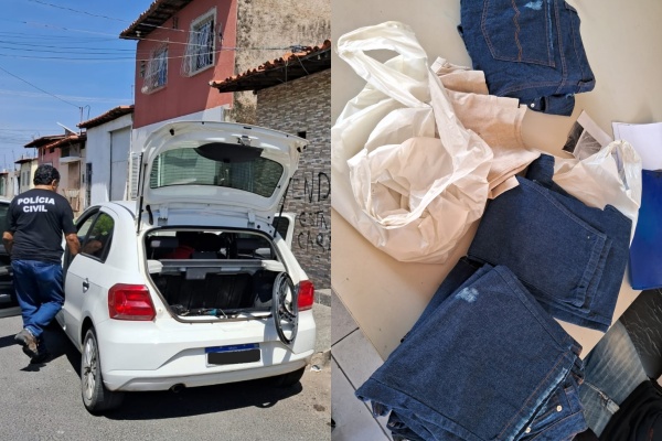 Dupla é presa por furtos em clínica odontológica e loja de roupas em Teresina