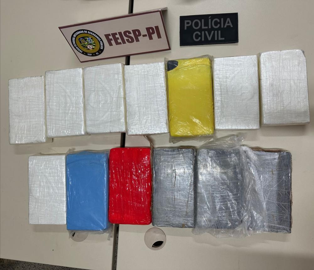 Caminhoneiro é preso com 13 kg de cocaína na zona sul de Teresina