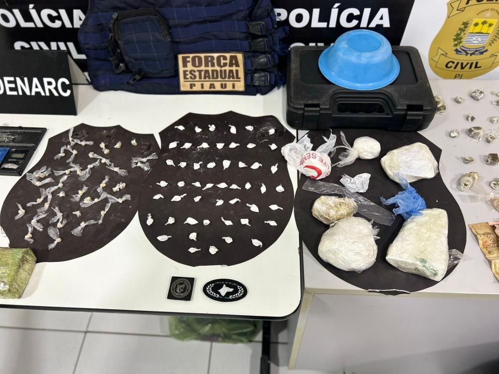 Operação prende cinco pessoas por tráfico de drogas no norte do Piauí