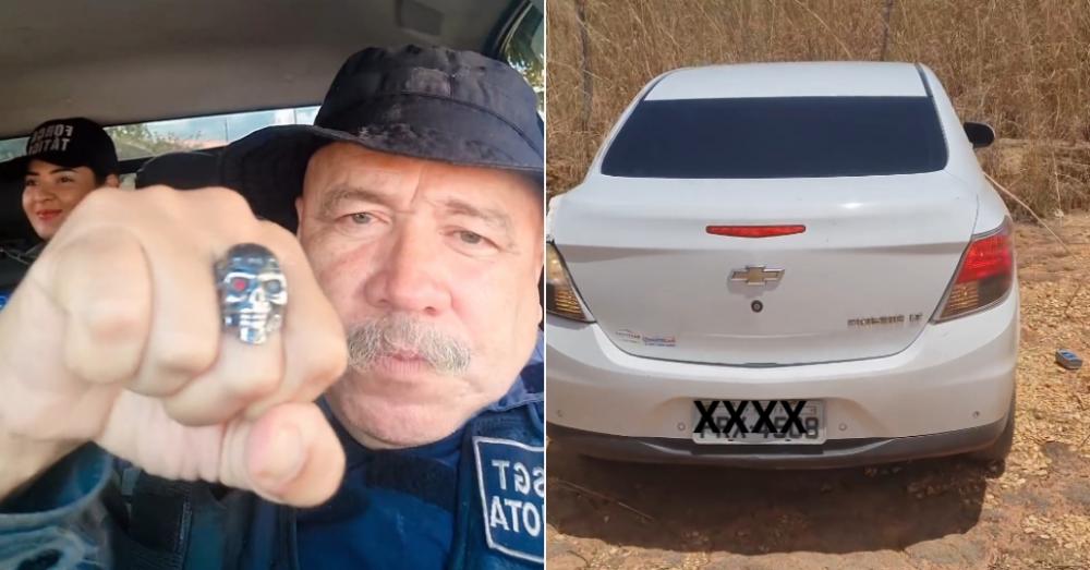 Carro roubado é recuperado pela equipe do Sargento Mota na zona sul de Teresina