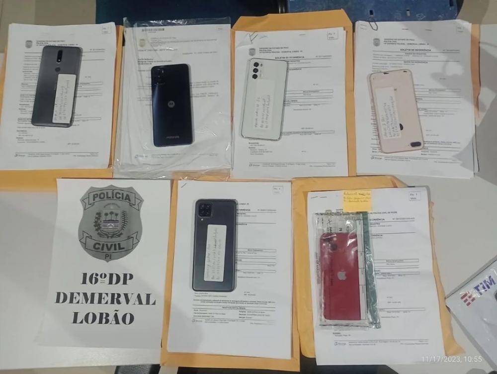 Polícia recupera e restitui celulares na cidade de Demerval Lobão