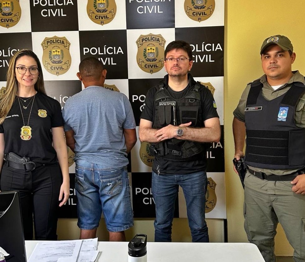 Polícia Civil prende suspeito de estupro de vulnerável no município de Palmeirais