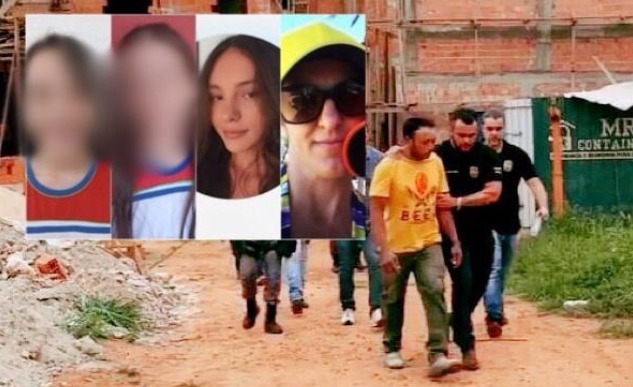 Polícia prende pedreiro maranhense que estuprou e matou mãe e as 3 filhas no MT