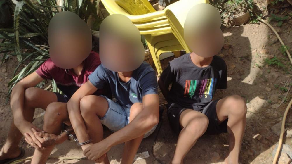 PM apreende trio de menores suspeitos de roubo na zona Leste de Teresina