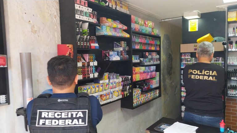 Polícia Federal deflagra operação contra venda de cigarros eletrônicos em Teresina