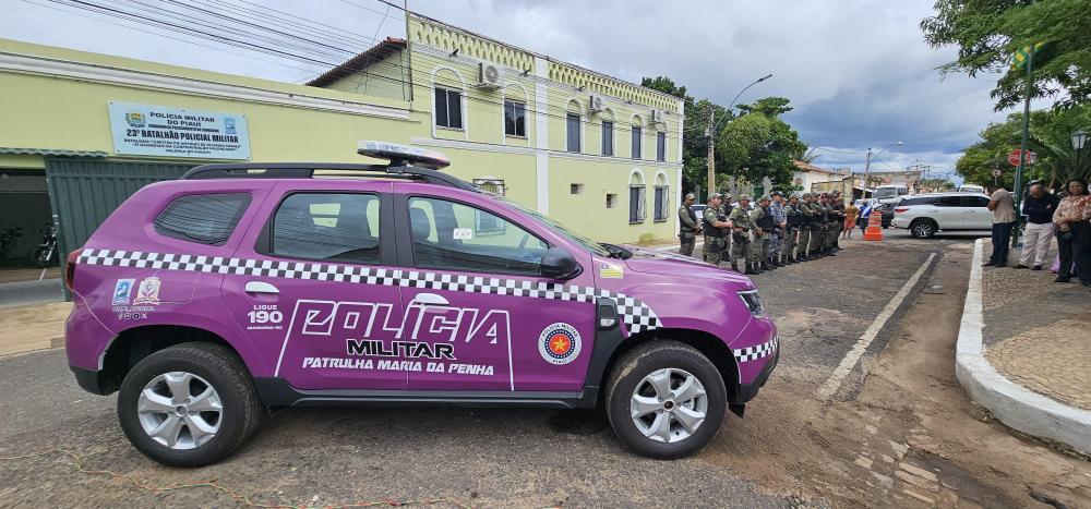 Polícia Militar implanta base da Patrulha Maria da Penha em Valença do Piauí