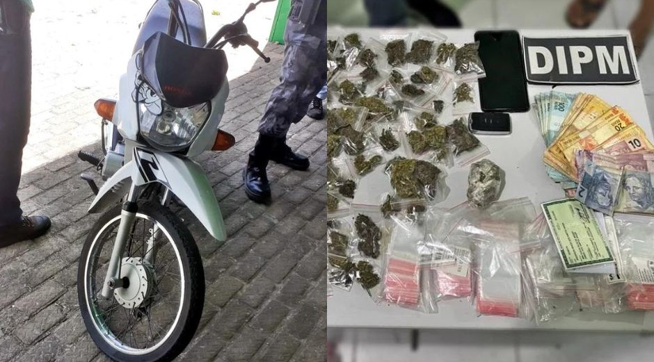 Dupla é presa em flagrante com 160 embalagens de supermaconha em casa no litoral do Piauí