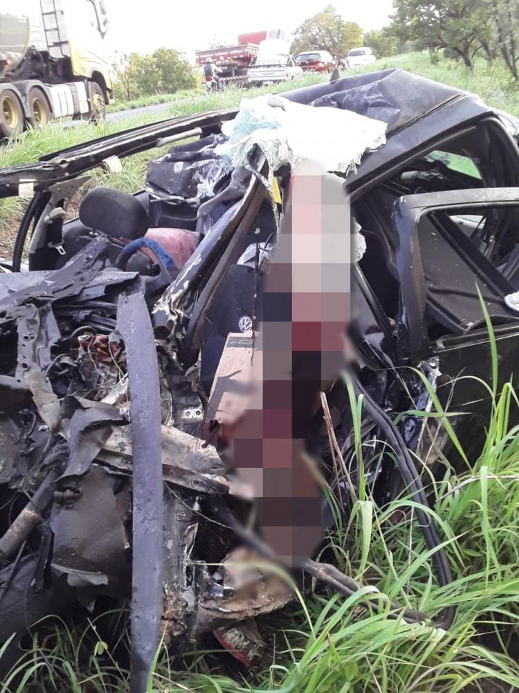 Homem morre em grave acidente na BR-316 em Lagoa do Piauí