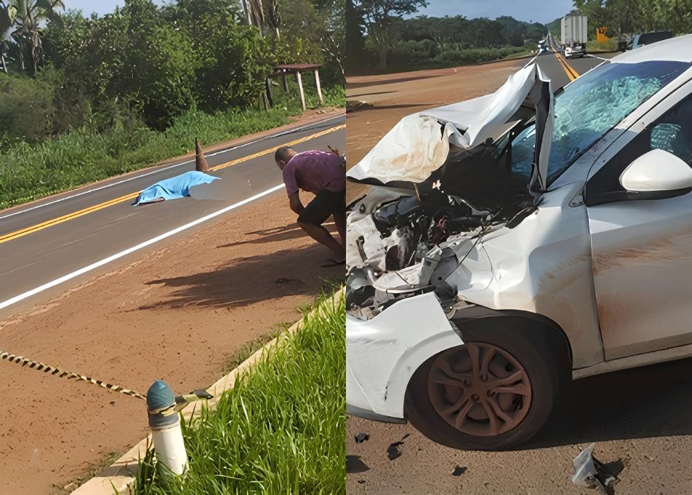 Mulher morre ao ser atropelada enquanto esperava ônibus em Monsenhor Gil
