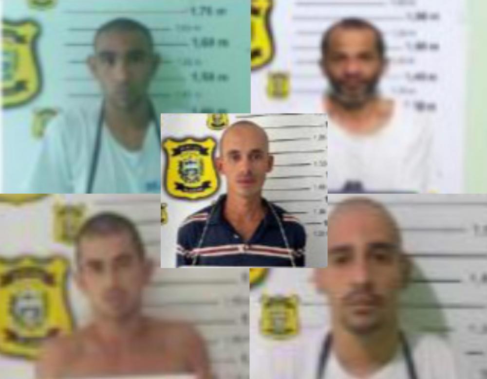Mais cinco fugitivos da Penitenciária de Bom Jesus são recapturados em ação da polícia