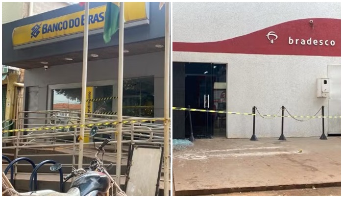 Dois bancos são assaltados na madrugada desta 'sexta-feira santa' em cidade do interior do MA