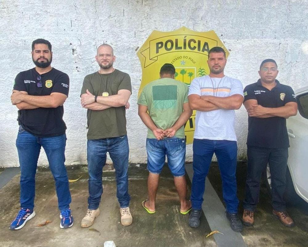 Homem é preso acusado de matar o atual companheiro da ex-esposa em São Pedro do Piauí