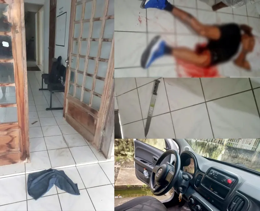 Jovem com um facão invade Batalhão da Polícia Militar e é baleado no interior do Piauí