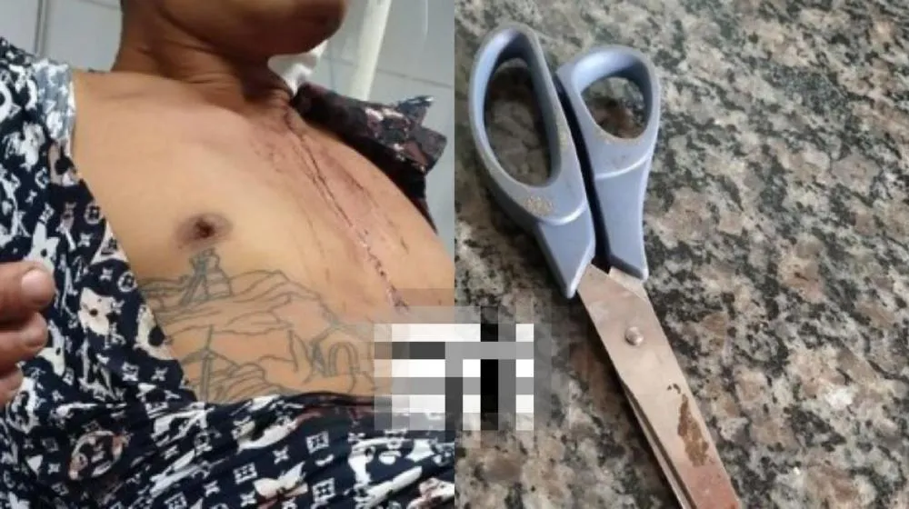 Mulher golpeia marido com tesoura para se defender de tentativa de estupro no Piauí