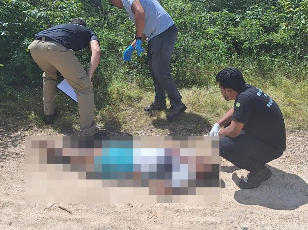 Homem é encontrado morto com pés e mãos amarrados na divisa do Piauí com Ceará