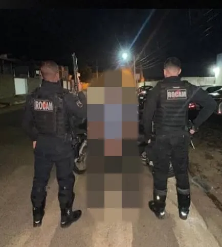Polícia Militar conduz suspeito de tráfico de drogas em Picos