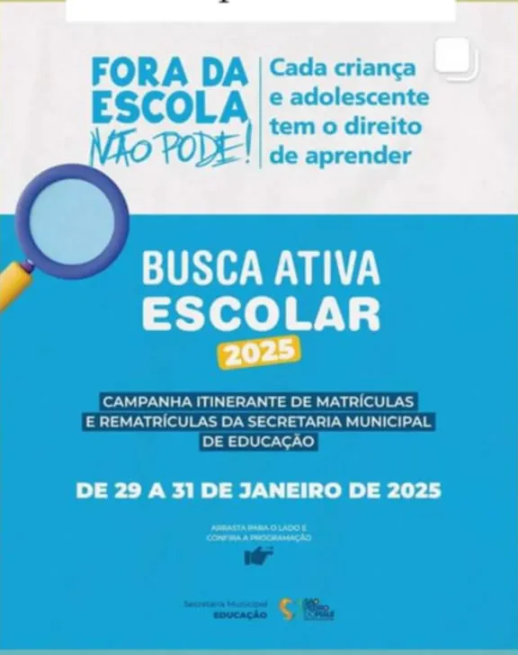 SEMED de São Pedro do Piauí realiza Busca Ativa Escolar de matrículas e rematrículas