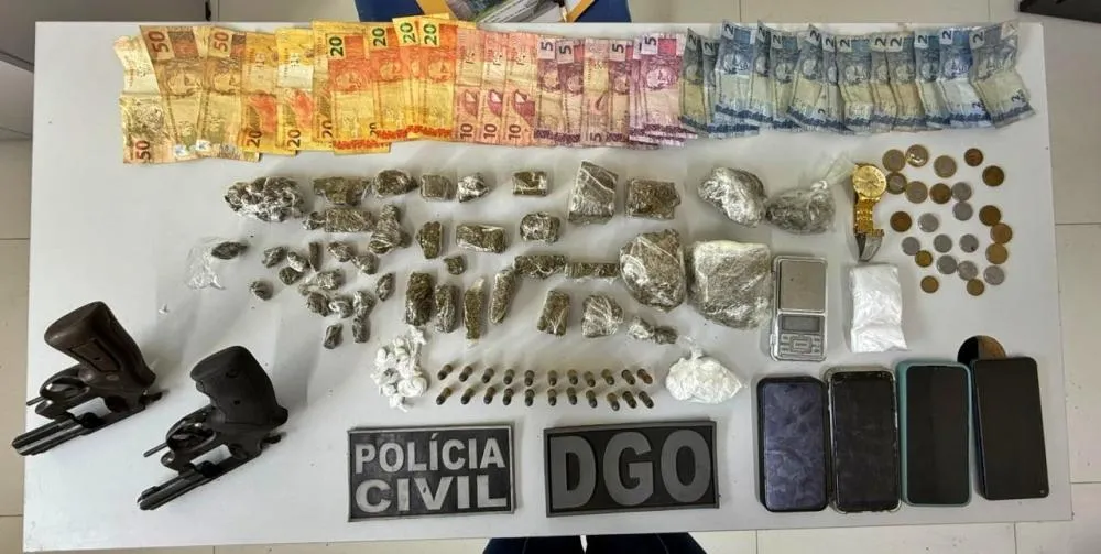 Polícia Civil prende cinco pessoas e realiza apreensões na na zona sul de Teresina