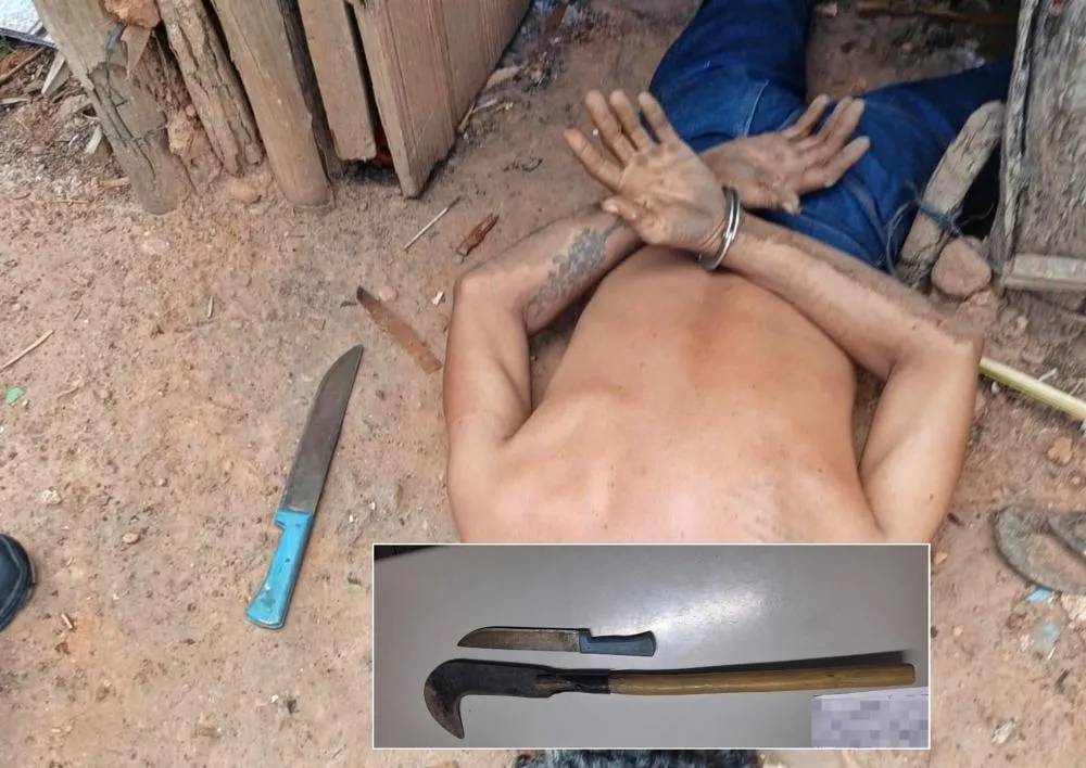 Homem é preso suspeito por agredir duas mulheres no município de Palmeirais