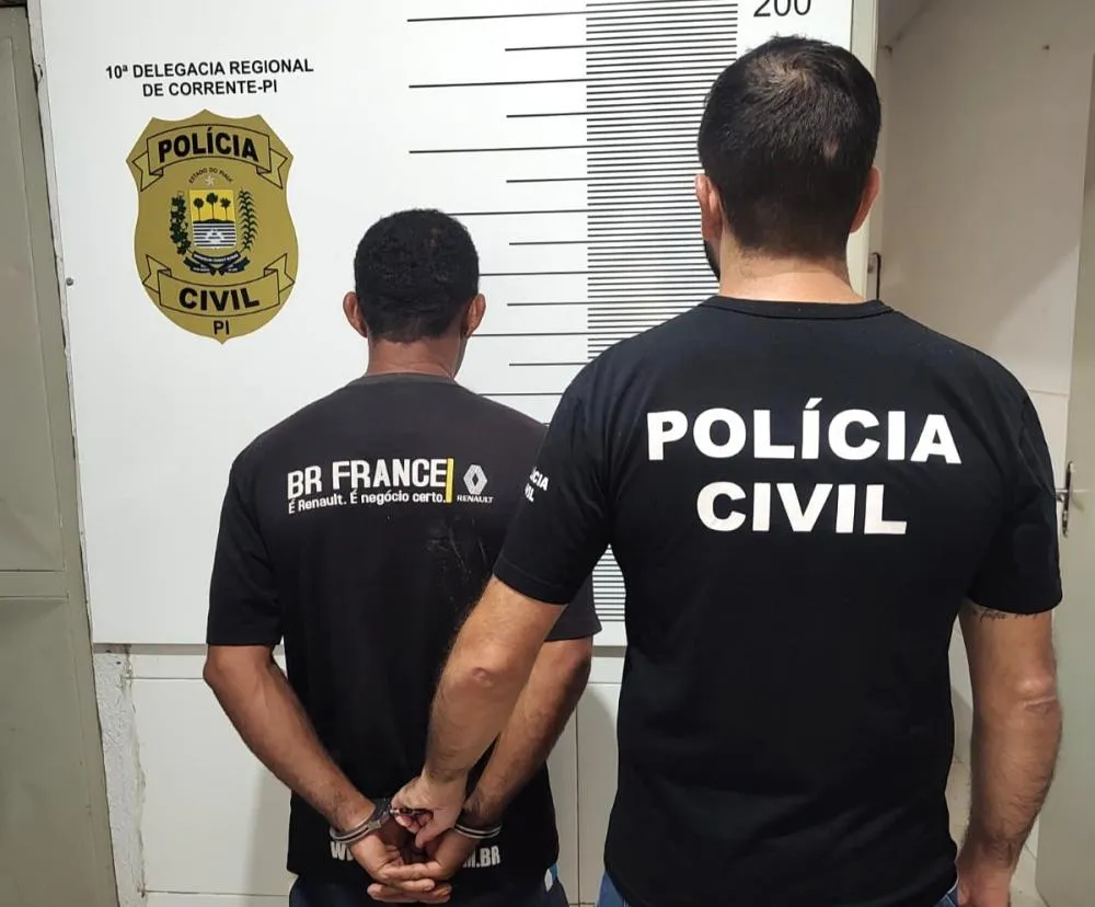 Polícia Civil prende homem acusado de estuprar criança de 2 anos e 6 meses no sul do Piauí