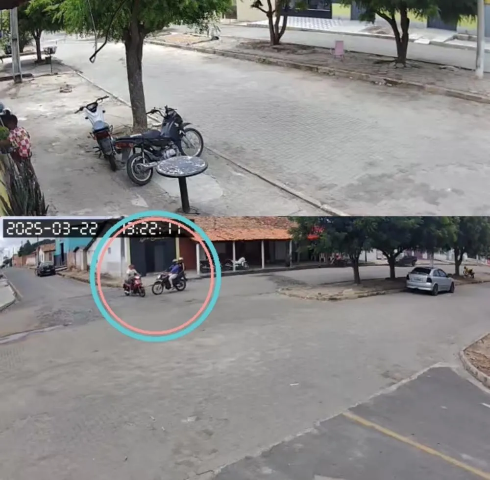 Colisão entre motocicletas deixa duas pessoas feridas em Hugo Napoleão