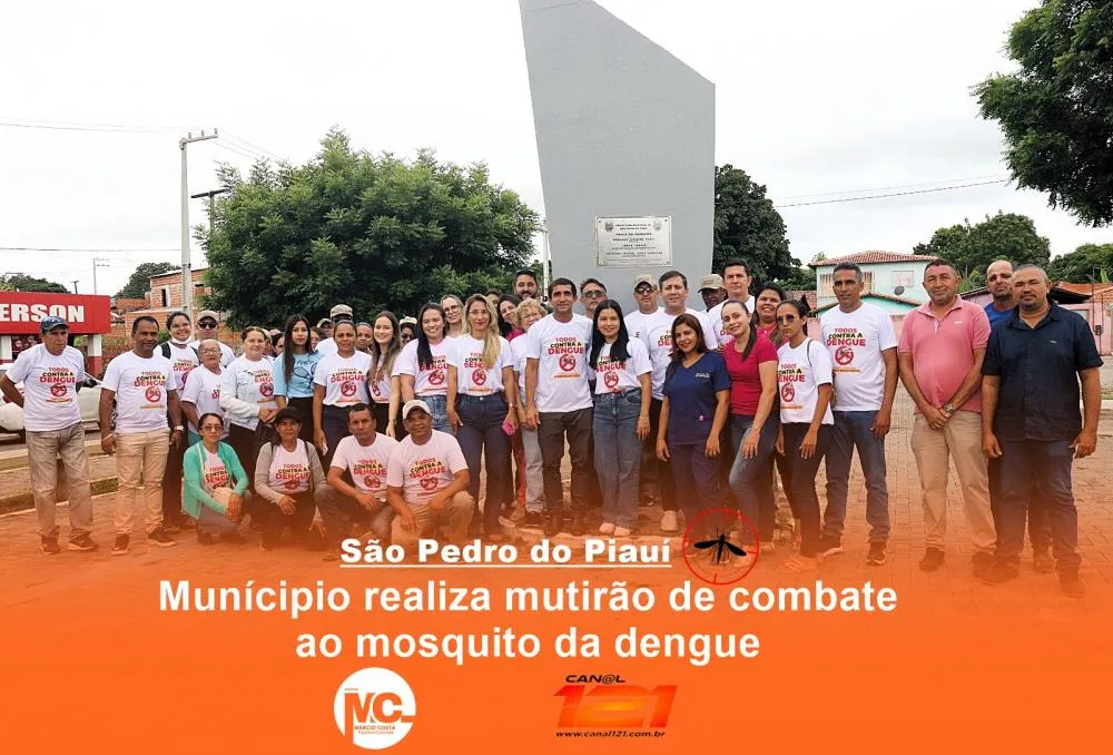 Munícipio de São Pedro do Piauí realiza mutirão de combate ao mosquito da dengue