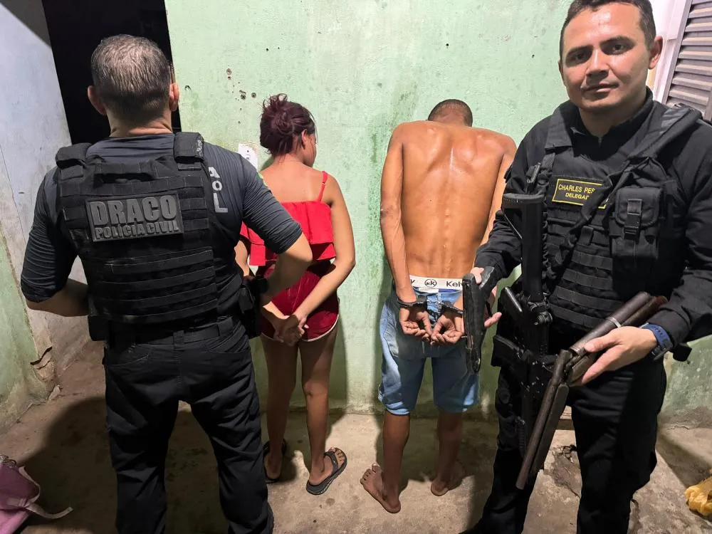 Casal do Bonde dos 40 é preso após ameaçar o delegado Charles Pessoa