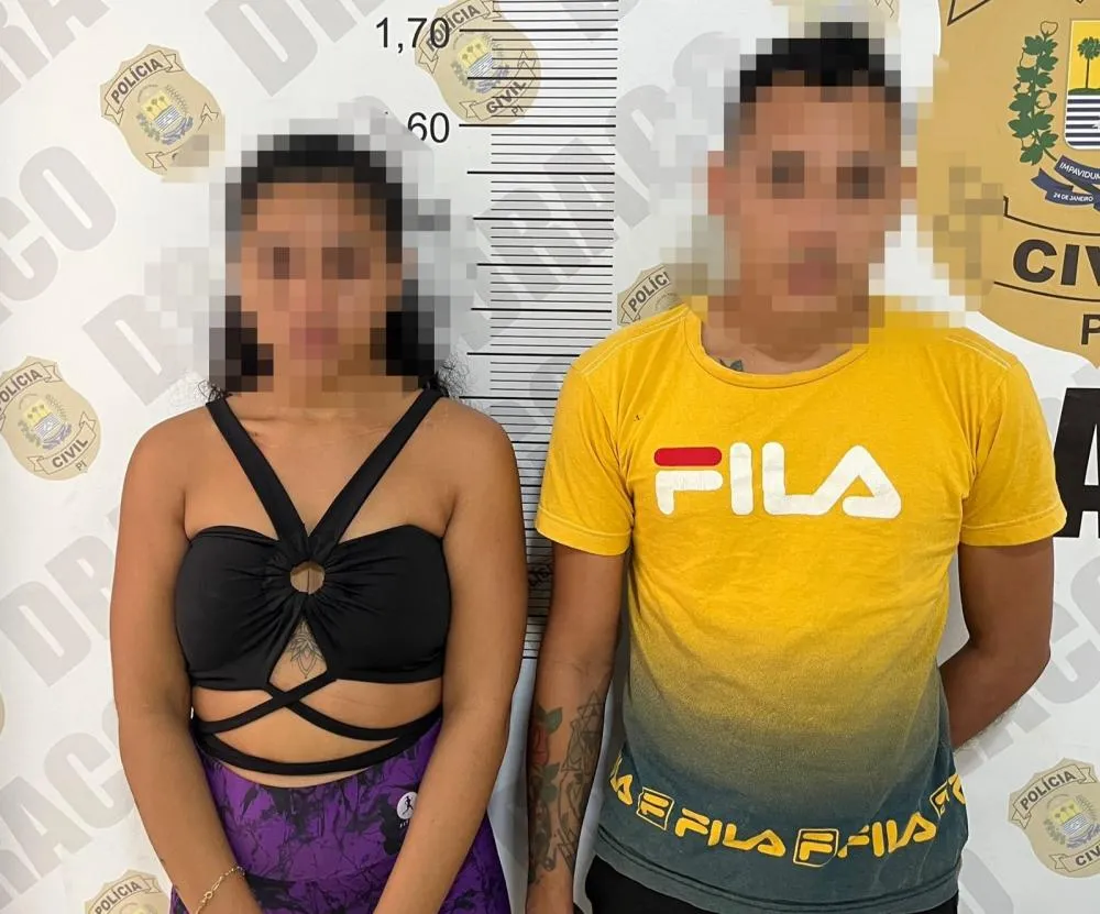 Criminosa conhecida como ‘Perigosa’ e companheiro são presos pelo DRACO em Teresina