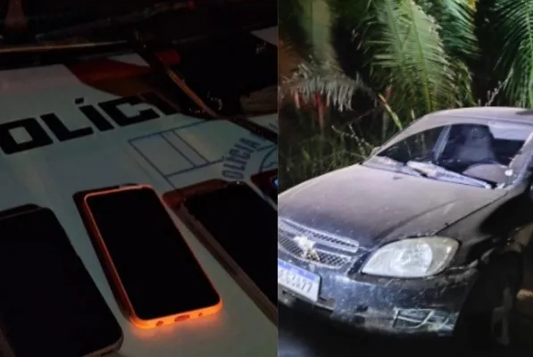 Criminosos armados realizam arrastão em Demerval Lobão e trocam tiros com a polícia durante fuga