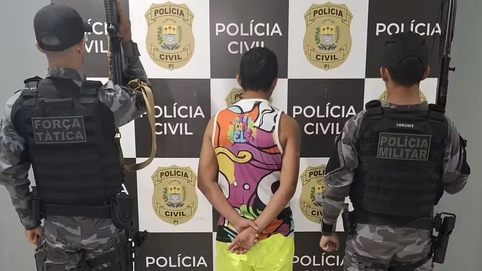 Homem é preso suspeito de agredir e ameaçar enteada no Piauí; vítima é adolescente de 14 anos