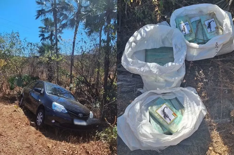Suspeito de tráfico de drogas é preso após colisão entre veículos na PI-115, no interior do Piauí