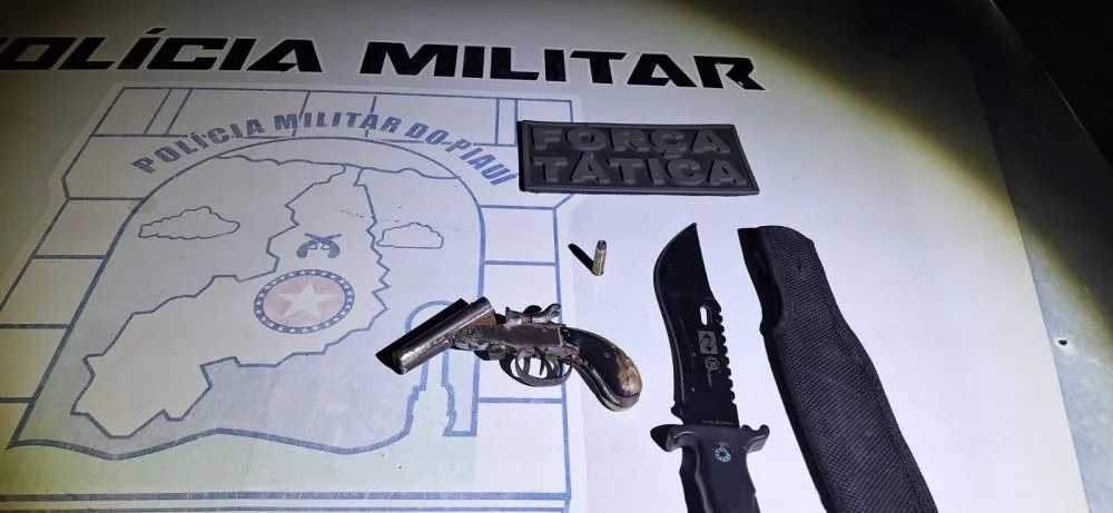 Homem é preso por porte ilegal de arma de fogo em Regeneração