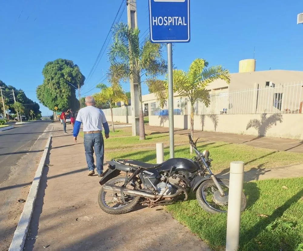 Homem morre em acidente de moto próximo ao hospital de São Pedro do Piauí ao retornar de festejo na zona rural