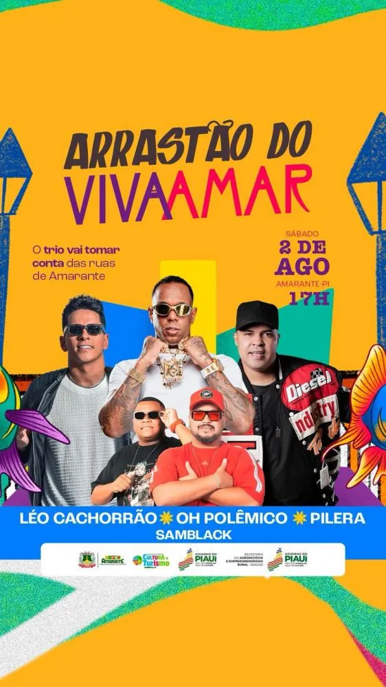 URGENTE: Festival VivAmar anuncia nova programação com Nattan, Limão Com Mel e Oh Polêmico; confira!