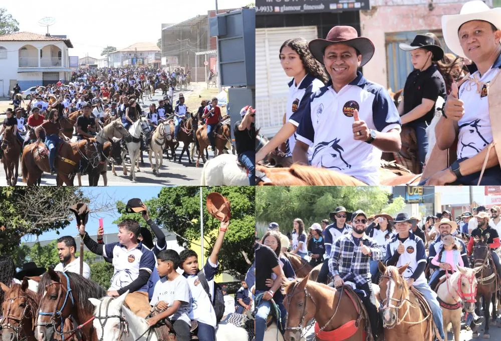 Mega Cavalgada de Água Branca reúne mais de mil cavalos e bate recorde de público; imagens
