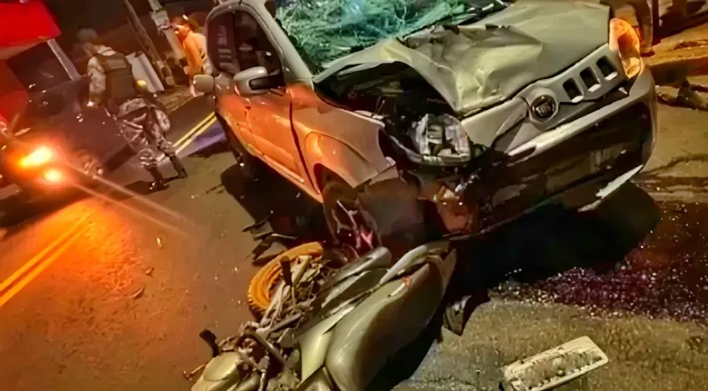 Acidente tipo colisão frontal deixa motociclista morto na BR-343 no Norte do Piauí