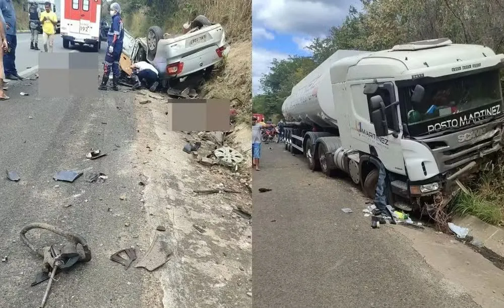 Caminhoneiro é indiciado por morte de policial e esposa em acidente na BR-343, entre Angical do Piauí e Regeneração