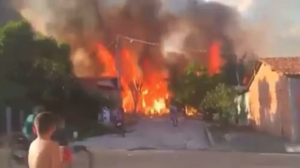 Incêndios atingem Monsenhor Gil e Lagoinha do Piauí; Corpo de Bombeiros é acionado