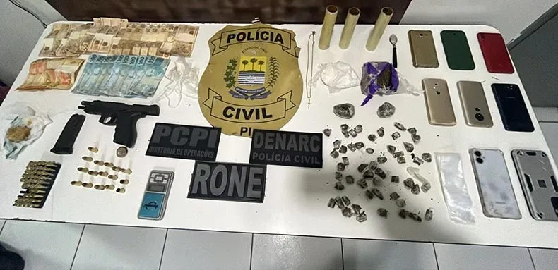 Suspeito de três homicídios é baleado em confronto com a polícia em Teresina