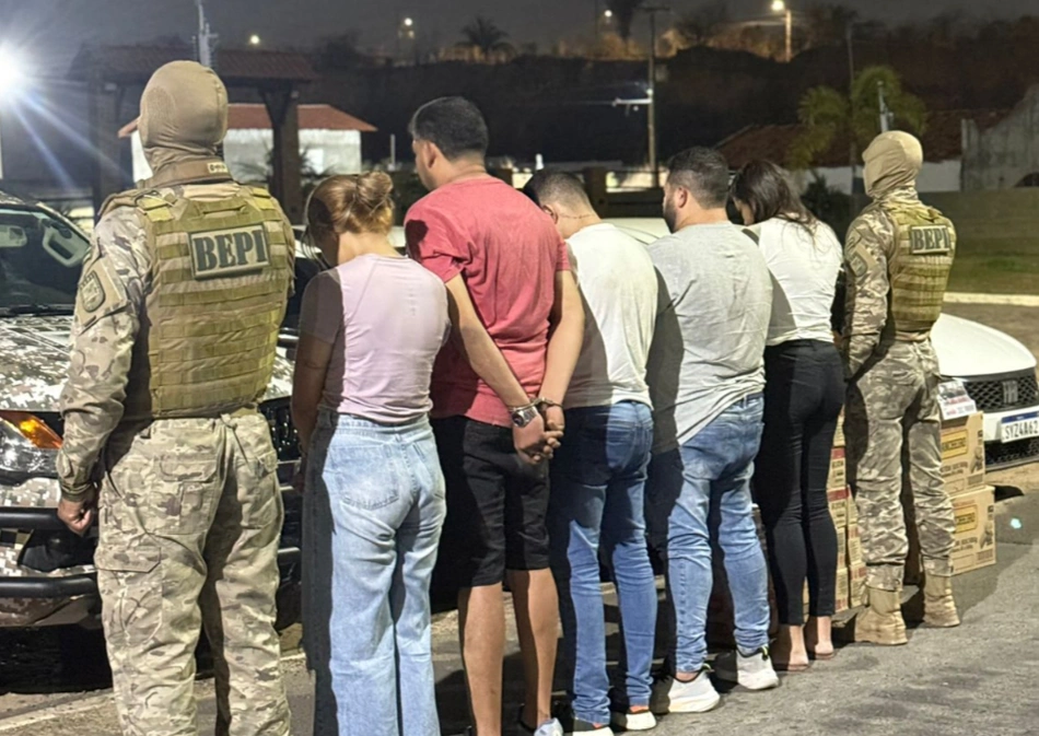 Polícia prende em Teresina quadrilha especializada em furtos a lojas de shoppings no Nordeste